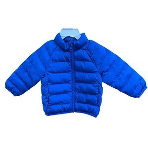 Blue Toddler Lightweight Packable Puffer Jacket 12 Months